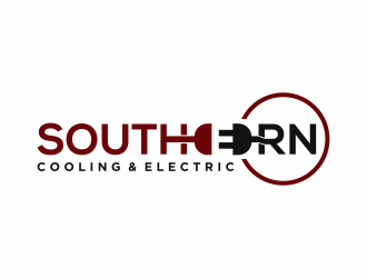 Southern Cooling & Electric logo design by Mahrein
