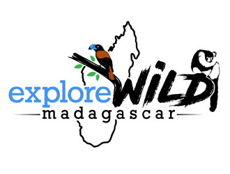 Explore Wild Madagascar  logo design by DreamLogoDesign