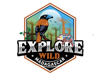 Explore Wild Madagascar  logo design by DreamLogoDesign