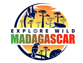 Explore Wild Madagascar  logo design by DreamLogoDesign