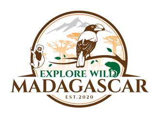 Explore Wild Madagascar  logo design by DreamLogoDesign