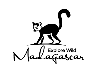 Explore Wild Madagascar  logo design by Gwerth