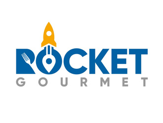 Rocket Gourmet logo design by DreamLogoDesign