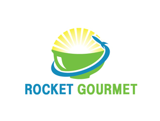 Rocket Gourmet logo design by Roma