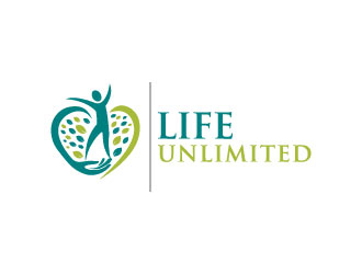 Life Unlimited logo design by pixalrahul