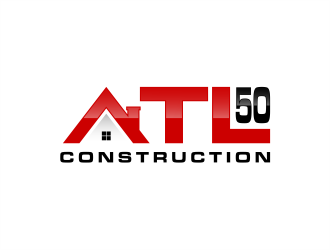 ATL 50 CONSTRUCTION logo design by evdesign