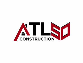 ATL 50 CONSTRUCTION logo design by Mahrein