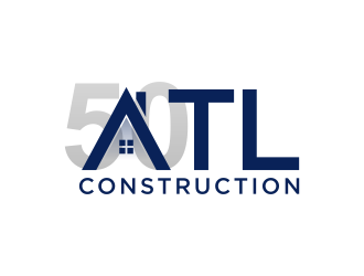 ATL 50 CONSTRUCTION logo design by GassPoll