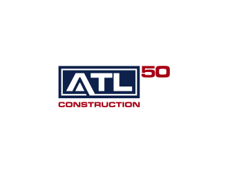 ATL 50 CONSTRUCTION logo design by GassPoll