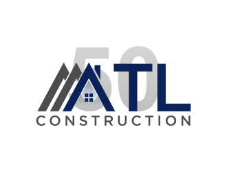 ATL 50 CONSTRUCTION logo design by GassPoll