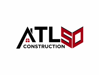 ATL 50 CONSTRUCTION logo design by Mahrein