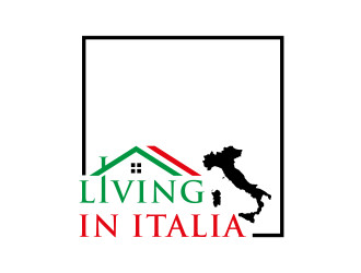 Living in Italia logo design by GassPoll