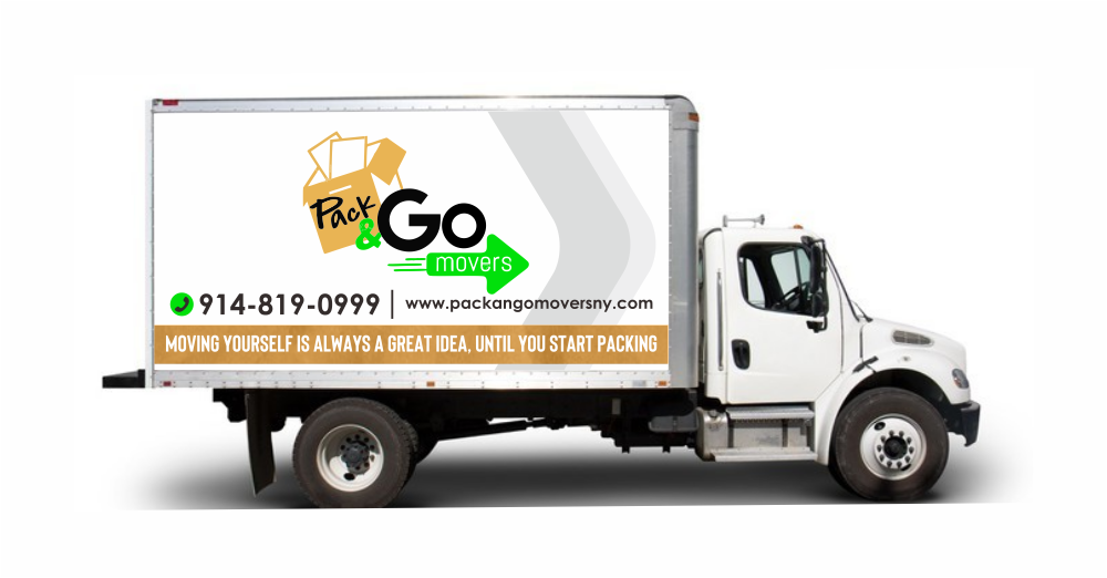 Pack & Go Movers  logo design by mutafailan