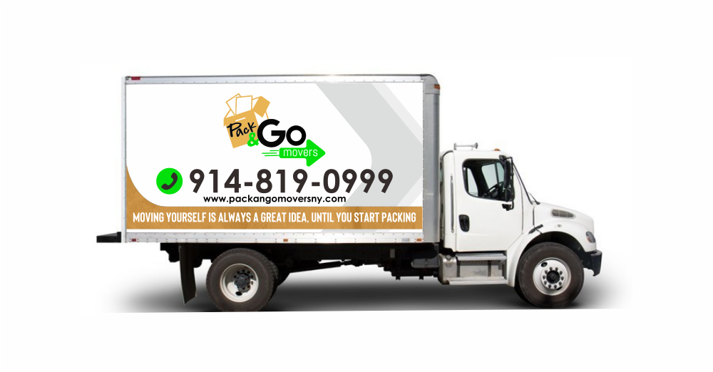 Pack & Go Movers  logo design by mutafailan