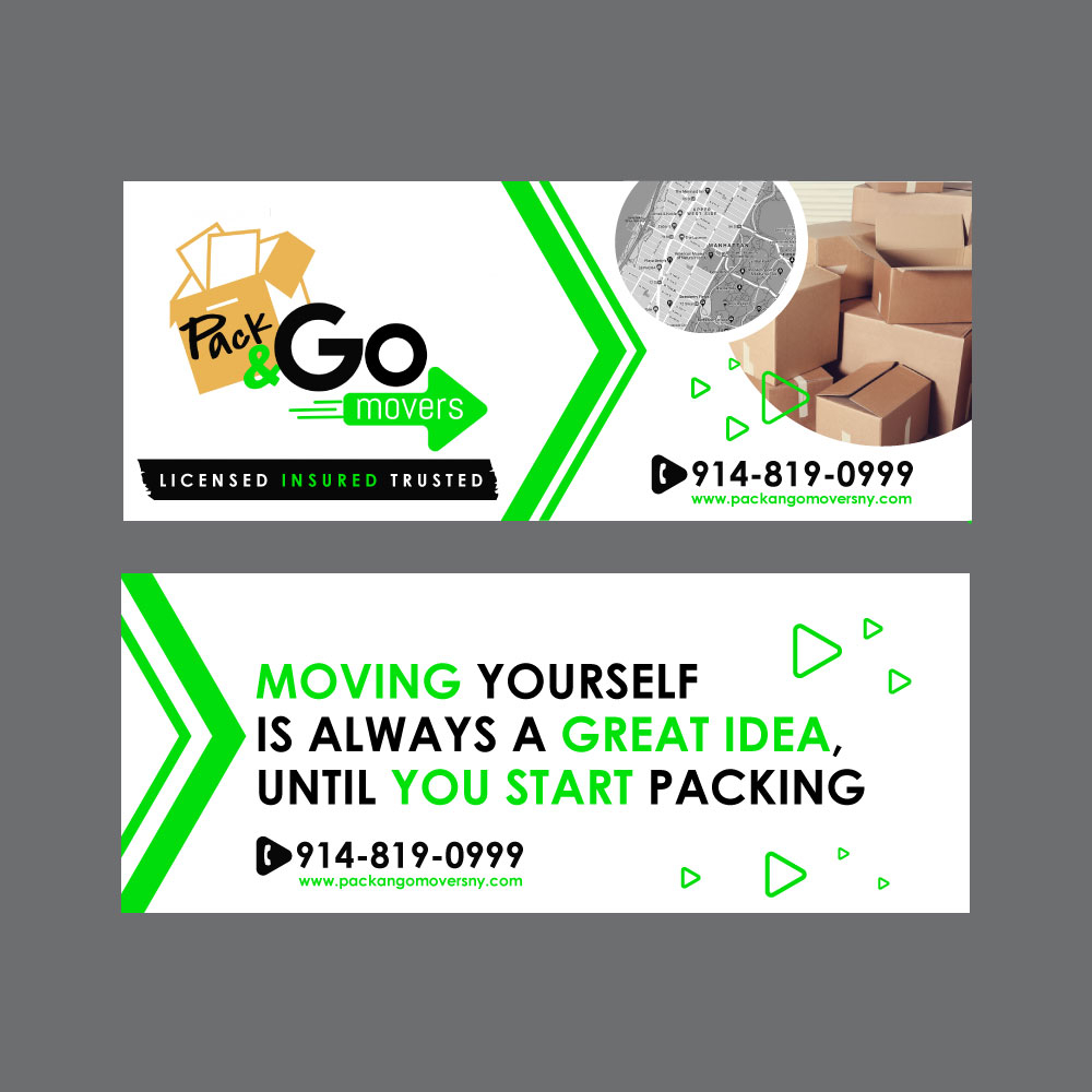 Pack & Go Movers  logo design by yans
