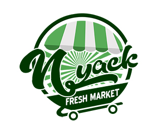 nyack fresh market logo design by bougalla005