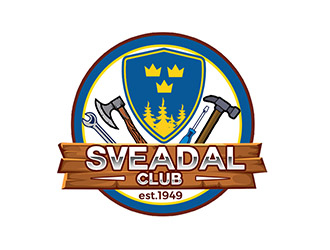 SveadalCLUB est. 1949 logo design by PrimalGraphics