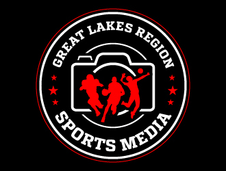 Great Lakes Region Sports Media logo design by jaize