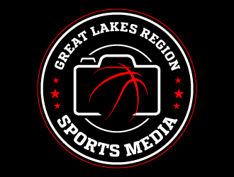 Great Lakes Region Sports Media logo design by jaize