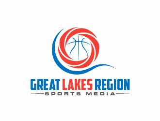 Great Lakes Region Sports Media logo design by usef44