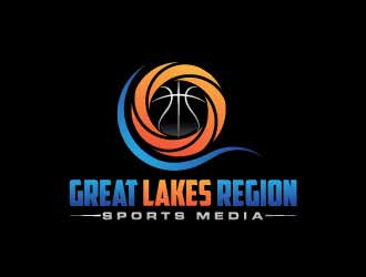 Great Lakes Region Sports Media logo design by usef44