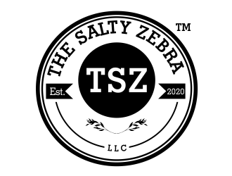 The Salty Zebra, llc logo design by Greenlight