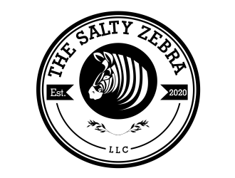The Salty Zebra, llc logo design by Greenlight