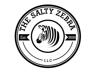 The Salty Zebra, llc logo design by Greenlight