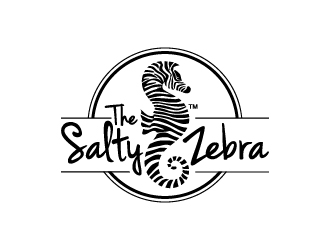 The Salty Zebra, llc logo design by josephope