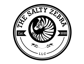 The Salty Zebra, llc logo design by Greenlight
