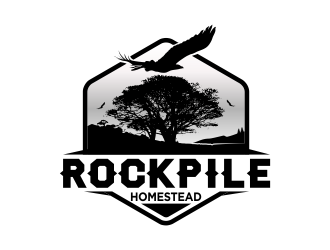 Rockpile Homestead logo design by Dhieko