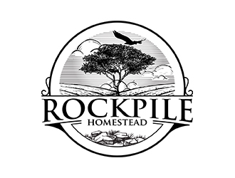 Rockpile Homestead logo design by rahmatillah11