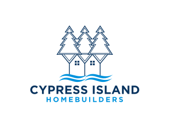 Cypress Island HomeBuilders logo design by ndndn