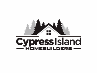 Cypress Island HomeBuilders logo design by YONK