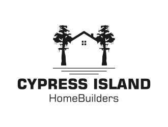 Cypress Island HomeBuilders logo design by Gopil