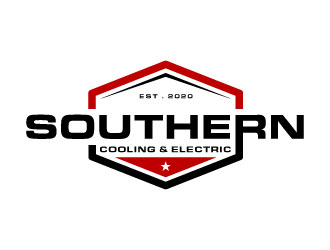 Southern Cooling & Electric logo design by sanworks
