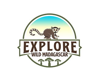 Explore Wild Madagascar  logo design by PrimalGraphics