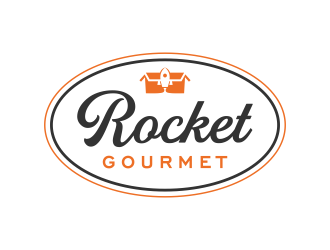 Rocket Gourmet logo design by Gopil