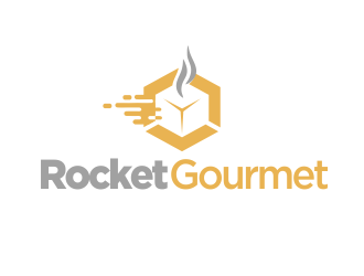 Rocket Gourmet logo design by YONK