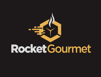 Rocket Gourmet logo design by YONK