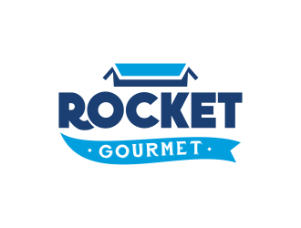 Rocket Gourmet logo design by Gopil