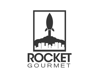 Rocket Gourmet logo design by kunejo