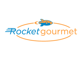 Rocket Gourmet logo design by Mirza