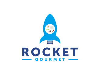 Rocket Gourmet logo design by almaula