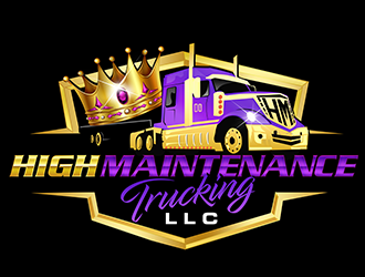 HighMaintenance Trucking LLC logo design - 48hourslogo.com