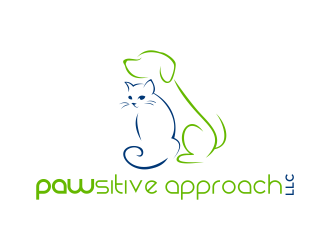 Pawsitive Approach, LLC logo design by cahyobragas