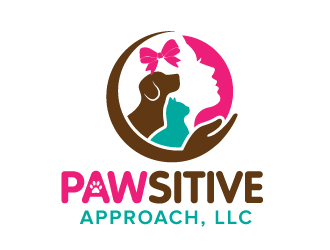 Pawsitive Approach, LLC logo design by jaize