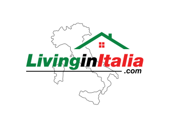 Living in Italia logo design by GemahRipah