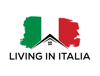 Living in Italia logo design by BrainStorming