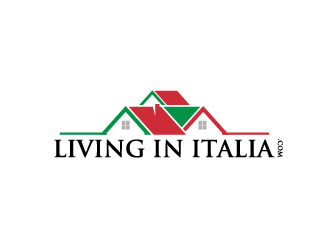 Living in Italia logo design by wongndeso